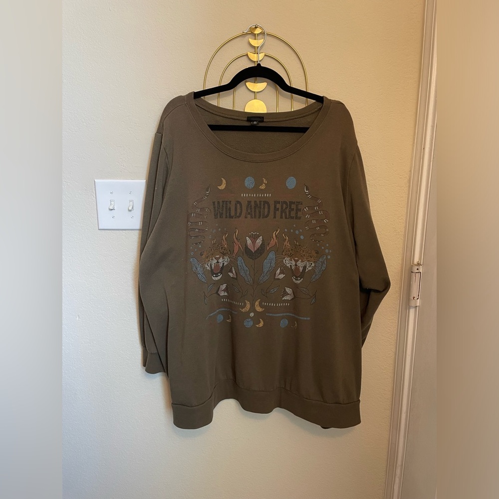 6X Torrid Wild & Free Sweatshirt